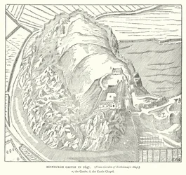 Edinburgh Castle im Jahr 1647